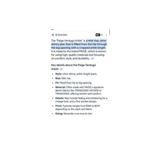 EUC Paige Verdugo Ankle Isabella midrise skinny jean sz: 28 - Picture 14 of 16